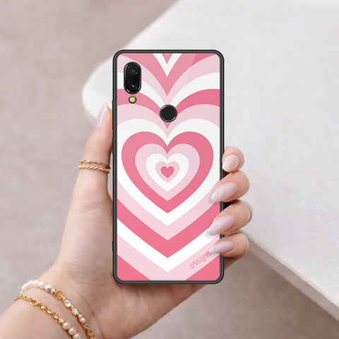 Xiaomi Redmi 7 Cover - O'Nation Heartbeat Series - HQ Ultra Shine Premium Infinity Glass Soft Silicon Borders Case