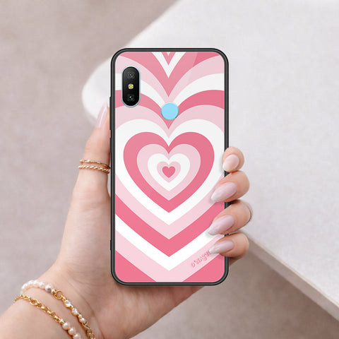 Xiaomi Mi A2 Cover - O'Nation Heartbeat Series - HQ Ultra Shine Premium Infinity Glass Soft Silicon Borders Case