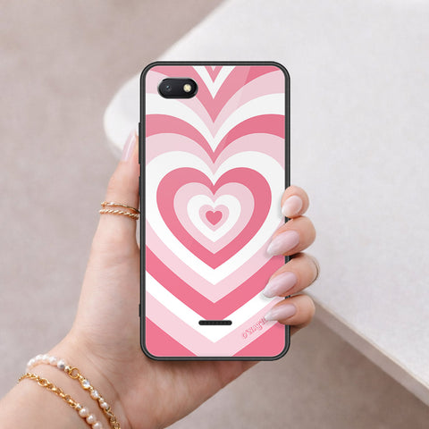 Xiaomi Redmi 6A Cover - O'Nation Heartbeat Series - HQ Ultra Shine Premium Infinity Glass Soft Silicon Borders Case