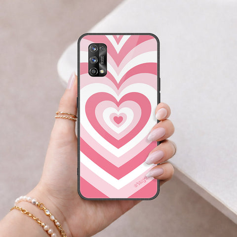 Realme 7 Pro Cover - O'Nation Heartbeat Series - HQ Ultra Shine Premium Infinity Glass Soft Silicon Borders Case