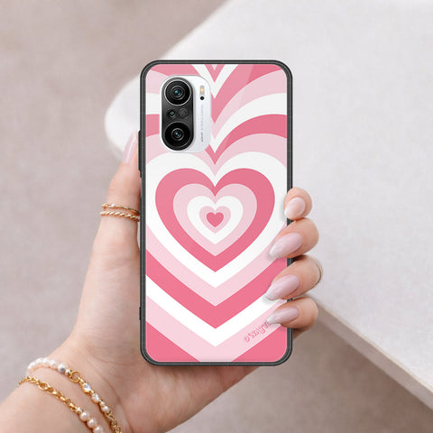 Xiaomi Redmi K40 Cover - O'Nation Heartbeat Series - HQ Ultra Shine Premium Infinity Glass Soft Silicon Borders Case
