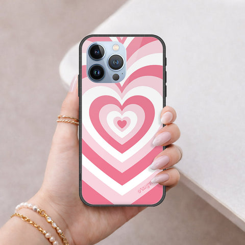 iPhone 13 Pro Cover - O'Nation Heartbeat Series - HQ Ultra Shine Premium Infinity Glass Soft Silicon Borders Case