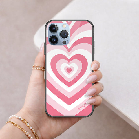 iPhone 13 Pro Max Cover - O'Nation Heartbeat Series - HQ Ultra Shine Premium Infinity Glass Soft Silicon Borders Case
