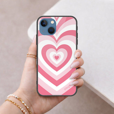 iPhone 13 Cover - O'Nation Heartbeat Series - HQ Ultra Shine Premium Infinity Glass Soft Silicon Borders Case