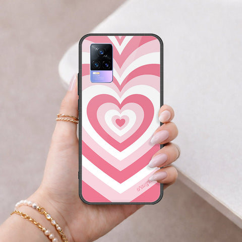 Vivo V21e Cover - O'Nation Heartbeat Series - HQ Ultra Shine Premium Infinity Glass Soft Silicon Borders Case
