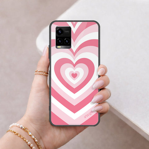 Vivo Y21 Cover - O'Nation Heartbeat Series - HQ Ultra Shine Premium Infinity Glass Soft Silicon Borders Case