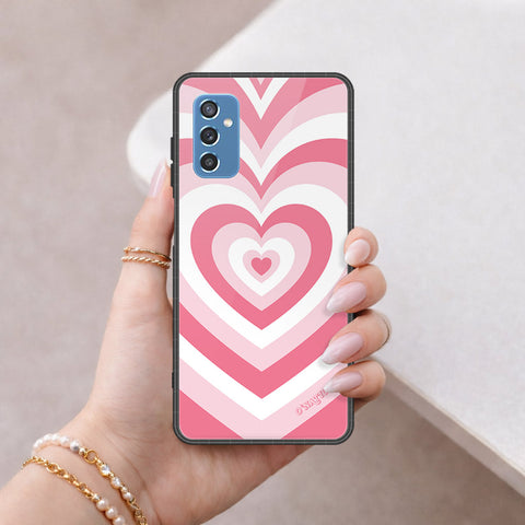 Samsung Galaxy M52 5G Cover - O'Nation Heartbeat Series - HQ Ultra Shine Premium Infinity Glass Soft Silicon Borders Case