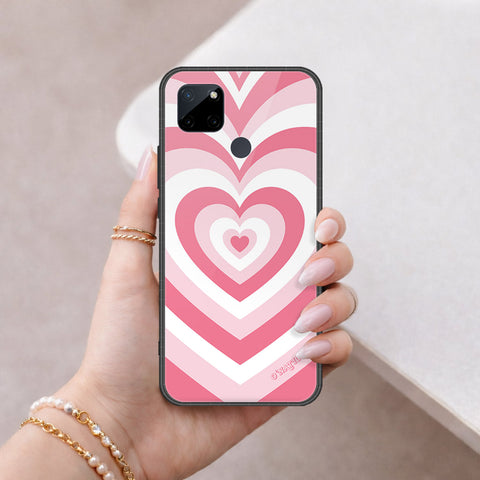 Realme C25Y Cover - O'Nation Heartbeat Series - HQ Ultra Shine Premium Infinity Glass Soft Silicon Borders Case