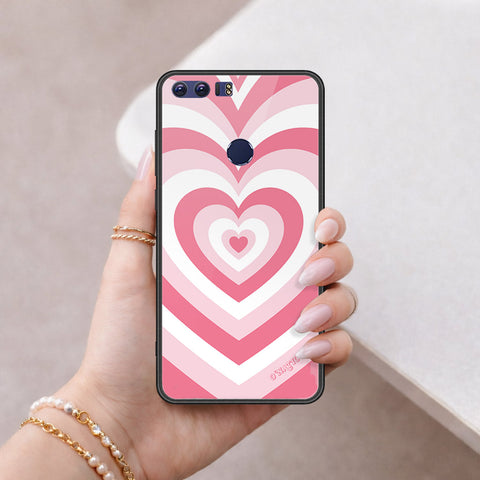 Huawei Honor 8 Cover - O'Nation Heartbeat Series - HQ Ultra Shine Premium Infinity Glass Soft Silicon Borders Case