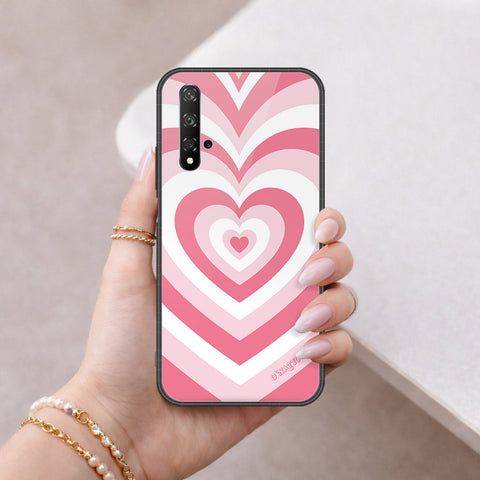Honor 20 Cover - O'Nation Heartbeat Series - HQ Ultra Shine Premium Infinity Glass Soft Silicon Borders Case