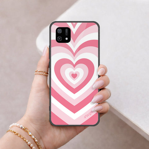 Oppo A16e Cover - O'Nation Heartbeat Series - HQ Ultra Shine Premium Infinity Glass Soft Silicon Borders Case