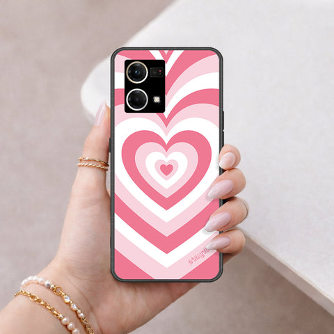 Oppo F21 Pro 4G Cover - O'Nation Heartbeat Series - HQ Ultra Shine Premium Infinity Glass Soft Silicon Borders Case
