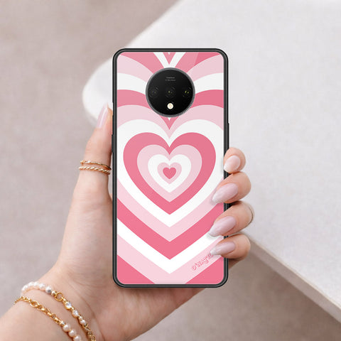 OnePlus 7T Cover - O'Nation Heartbeat Series - HQ Ultra Shine Premium Infinity Glass Soft Silicon Borders Case