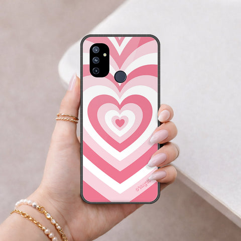 OnePlus Nord N100 Cover - O'Nation Heartbeat Series - HQ Ultra Shine Premium Infinity Glass Soft Silicon Borders Case