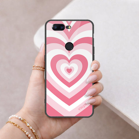 OnePlus 5T Cover - O'Nation Heartbeat Series - HQ Ultra Shine Premium Infinity Glass Soft Silicon Borders Case