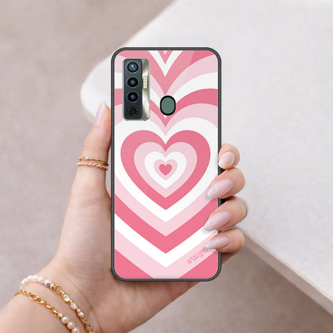 Tecno Camon 17 Cover - O'Nation Heartbeat Series - HQ Ultra Shine Premium Infinity Glass Soft Silicon Borders Case