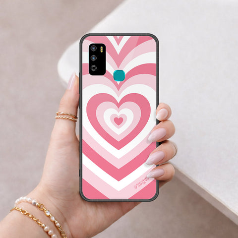 Infinix Hot 9 Play Cover - O'Nation Heartbeat Series - HQ Ultra Shine Premium Infinity Glass Soft Silicon Borders Case