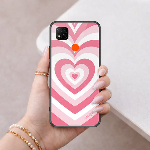 Xiaomi Redmi 9C Cover - O'Nation Heartbeat Series - HQ Ultra Shine Premium Infinity Glass Soft Silicon Borders Case
