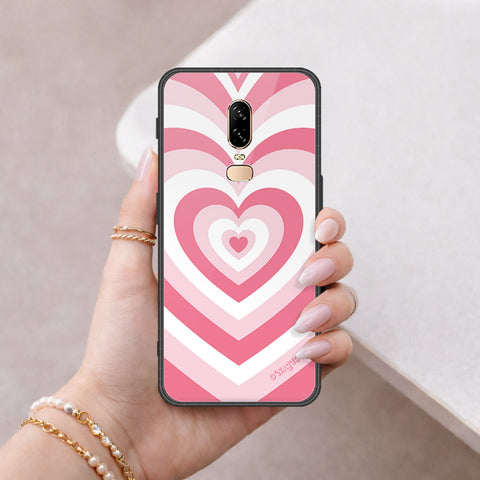 OnePlus 6 Cover - O'Nation Heartbeat Series - HQ Ultra Shine Premium Infinity Glass Soft Silicon Borders Case