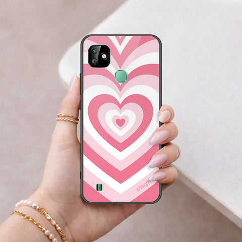 Infinix Smart HD 2021 Cover - O'Nation Heartbeat Series - HQ Ultra Shine Premium Infinity Glass Soft Silicon Borders Case
