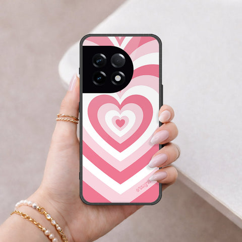 OnePlus Ace 2 Cover - O'Nation Heartbeat Series - HQ Ultra Shine Premium Infinity Glass Soft Silicon Borders Case