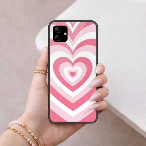 Samsung Galaxy F04 Cover - O'Nation Heartbeat Series - HQ Ultra Shine Premium Infinity Glass Soft Silicon Borders Case