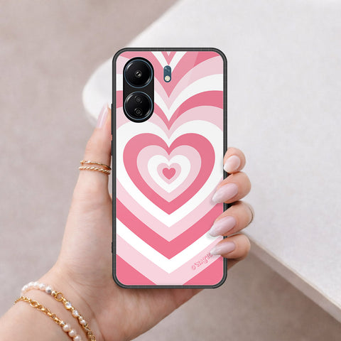 Xiaomi Redmi 13C Cover - O'Nation Heartbeat Series - HQ Ultra Shine Premium Infinity Glass Soft Silicon Borders Case