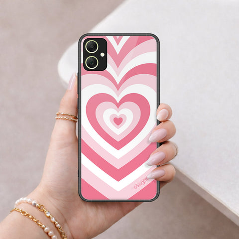 Samsung Galaxy A05 Cover - O'Nation Heartbeat Series - HQ Ultra Shine Premium Infinity Glass Soft Silicon Borders Case