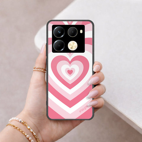 Infinix Note 40 Pro Cover - O'Nation Heartbeat Series - HQ Ultra Shine Premium Infinity Glass Soft Silicon Borders Case
