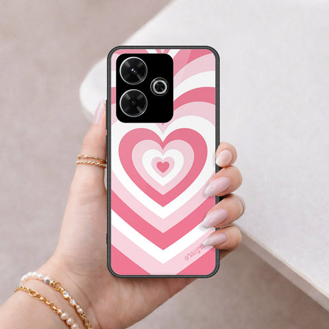 Xiaomi Redmi 13 5G Cover - O'Nation Heartbeat Series - HQ Ultra Shine Premium Infinity Glass Soft Silicon Borders Case