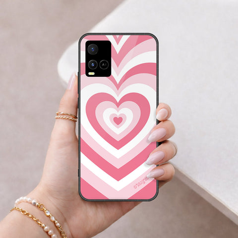 Vivo Y32 Cover - O'Nation Heartbeat Series - HQ Ultra Shine Premium Infinity Glass Soft Silicon Borders Case