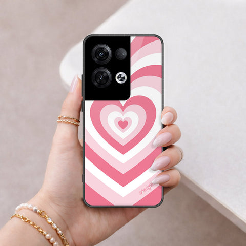 Oppo Reno 8 Pro Plus Cover - O'Nation Heartbeat Series - HQ Ultra Shine Premium Infinity Glass Soft Silicon Borders Case