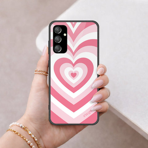 Samsung Galaxy A55 Cover - O'Nation Heartbeat Series - HQ Ultra Shine Premium Infinity Glass Soft Silicon Borders Case