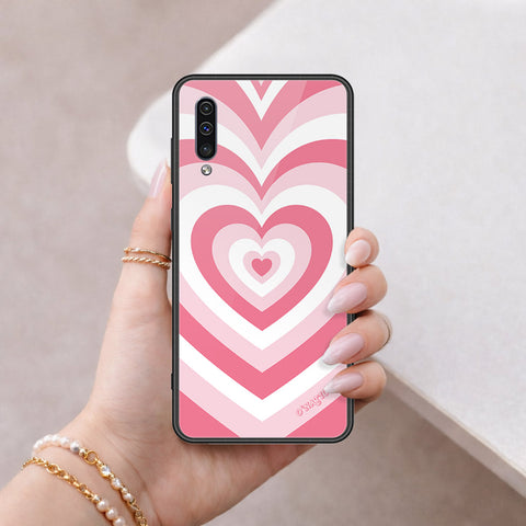 Samsung Galaxy A5 2018 Cover - O'Nation Heartbeat Series - HQ Ultra Shine Premium Infinity Glass Soft Silicon Borders Case