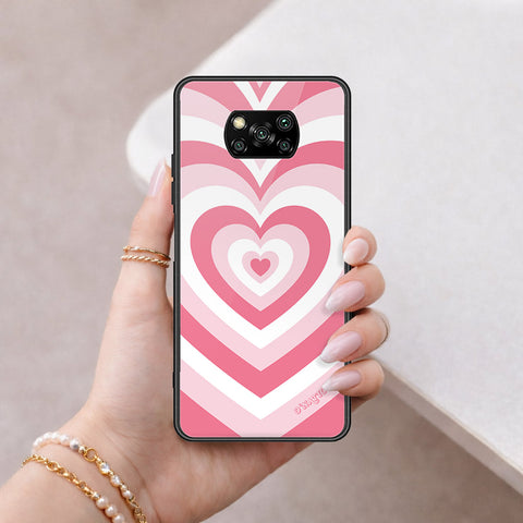 Xiaomi Poco X3 NFC Cover - O'Nation Heartbeat Series - HQ Ultra Shine Premium Infinity Glass Soft Silicon Borders Case