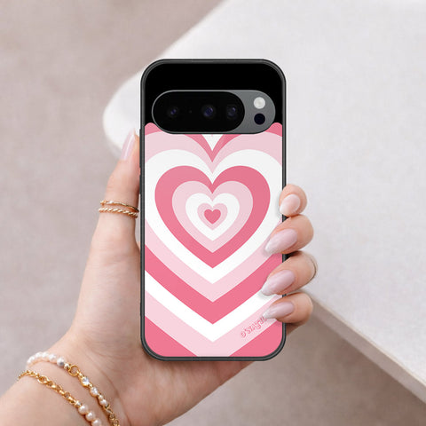 Google Pixel 9 Pro Cover - O'Nation Heartbeat Series - HQ Ultra Shine Premium Infinity Glass Soft Silicon Borders Case