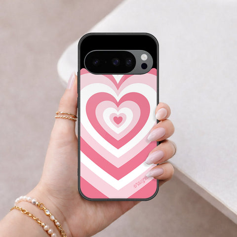 Google Pixel 9 Cover - O'Nation Heartbeat Series - HQ Ultra Shine Premium Infinity Glass Soft Silicon Borders Case