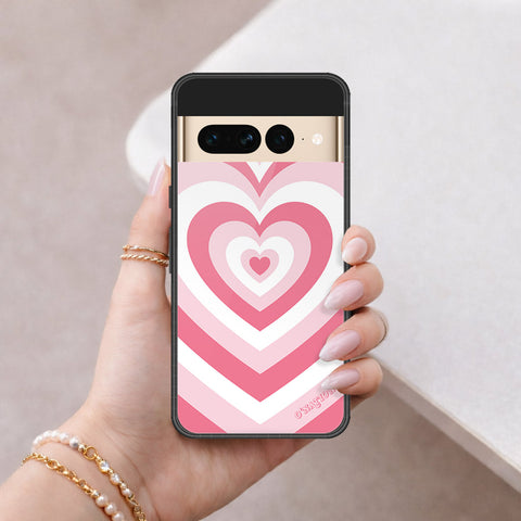 Google Pixel 7 Pro Cover - O'Nation Heartbeat Series - HQ Ultra Shine Premium Infinity Glass Soft Silicon Borders Case