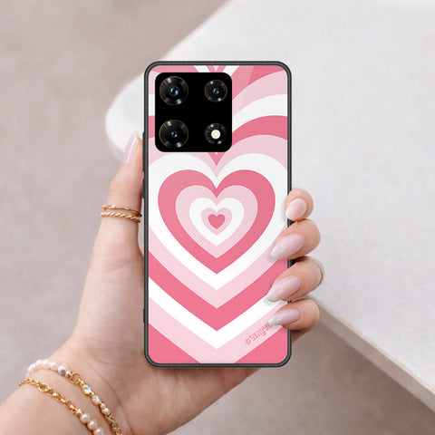 Infinix Note 30 VIP Cover - O'Nation Heartbeat Series - HQ Ultra Shine Premium Infinity Glass Soft Silicon Borders Case