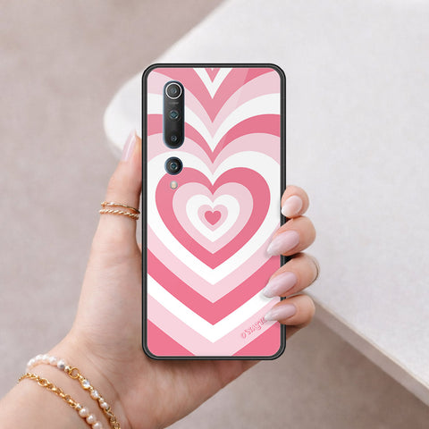 Xiaomi Mi 10 Cover - O'Nation Heartbeat Series - HQ Ultra Shine Premium Infinity Glass Soft Silicon Borders Case