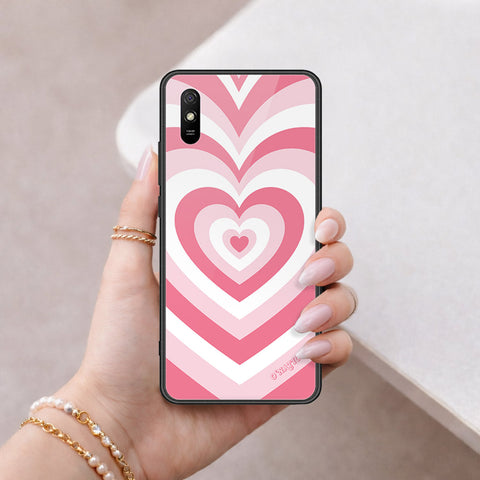 Xiaomi Redmi 9A Cover - O'Nation Heartbeat Series - HQ Ultra Shine Premium Infinity Glass Soft Silicon Borders Case