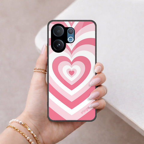 Vivo V60 Cover - O'Nation Heartbeat Series - HQ Ultra Shine Premium Infinity Glass Soft Silicon Borders Case