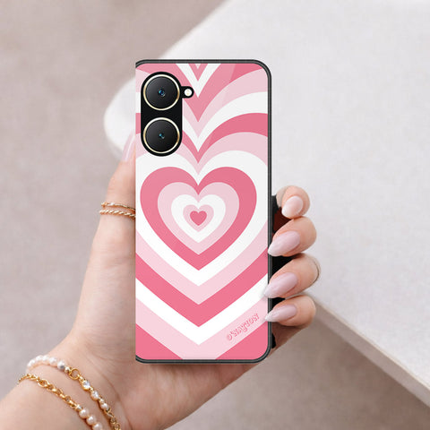 Vivo Y18 Cover - O'Nation Heartbeat Series - HQ Ultra Shine Premium Infinity Glass Soft Silicon Borders Case