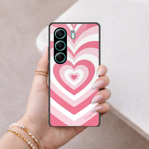 Tecno Camon 40 Pro Cover - O'Nation Heartbeat Series - HQ Ultra Shine Premium Infinity Glass Soft Silicon Borders Case