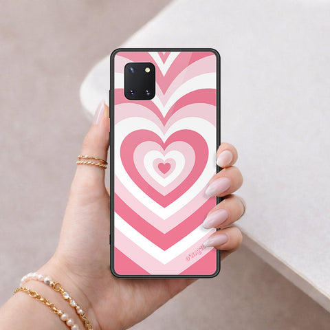 Samsung Galaxy Note 10 Lite Cover - O'Nation Heartbeat Series - HQ Ultra Shine Premium Infinity Glass Soft Silicon Borders Case
