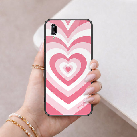 Vivo Y91 (Without Logo Hole) Cover - O'Nation Heartbeat Series - HQ Ultra Shine Premium Infinity Glass Soft Silicon Borders Case