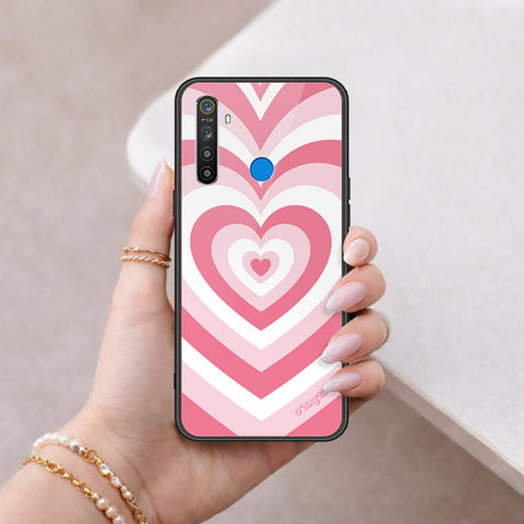 Realme Narzo 10 Cover - O'Nation Heartbeat Series - HQ Ultra Shine Premium Infinity Glass Soft Silicon Borders Case