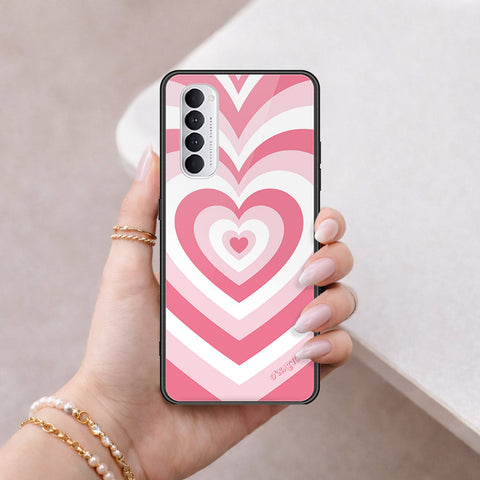 Oppo Reno 4 Pro Cover - O'Nation Heartbeat Series - HQ Ultra Shine Premium Infinity Glass Soft Silicon Borders Case