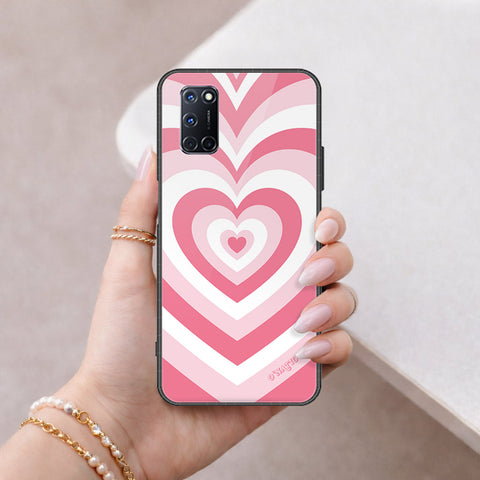 Oppo A52 Cover - O'Nation Heartbeat Series - HQ Ultra Shine Premium Infinity Glass Soft Silicon Borders Case