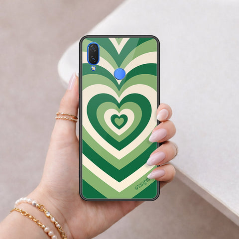 Huawei Honor 8C Cover - O'Nation Heartbeat Series - HQ Ultra Shine Premium Infinity Glass Soft Silicon Borders Case